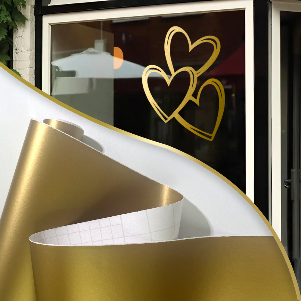 1 rolo de vinil dourado fosco, - Home Appliances avaliação e preço